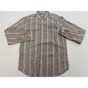 Men's J Crew Oxford Organic Cotton Button Up Down Shirt Long Sleeve SZ M Slim